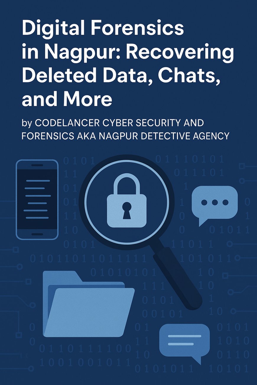 Digital Forensics in Nagpur | Recovering Deleted Data, Chats, and More in Nagpur
